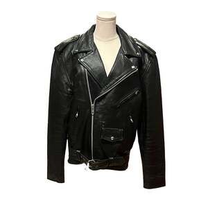 Milwaukee Leather SH1011 Men's Classic Brando Premium Leather Black Motorcycle